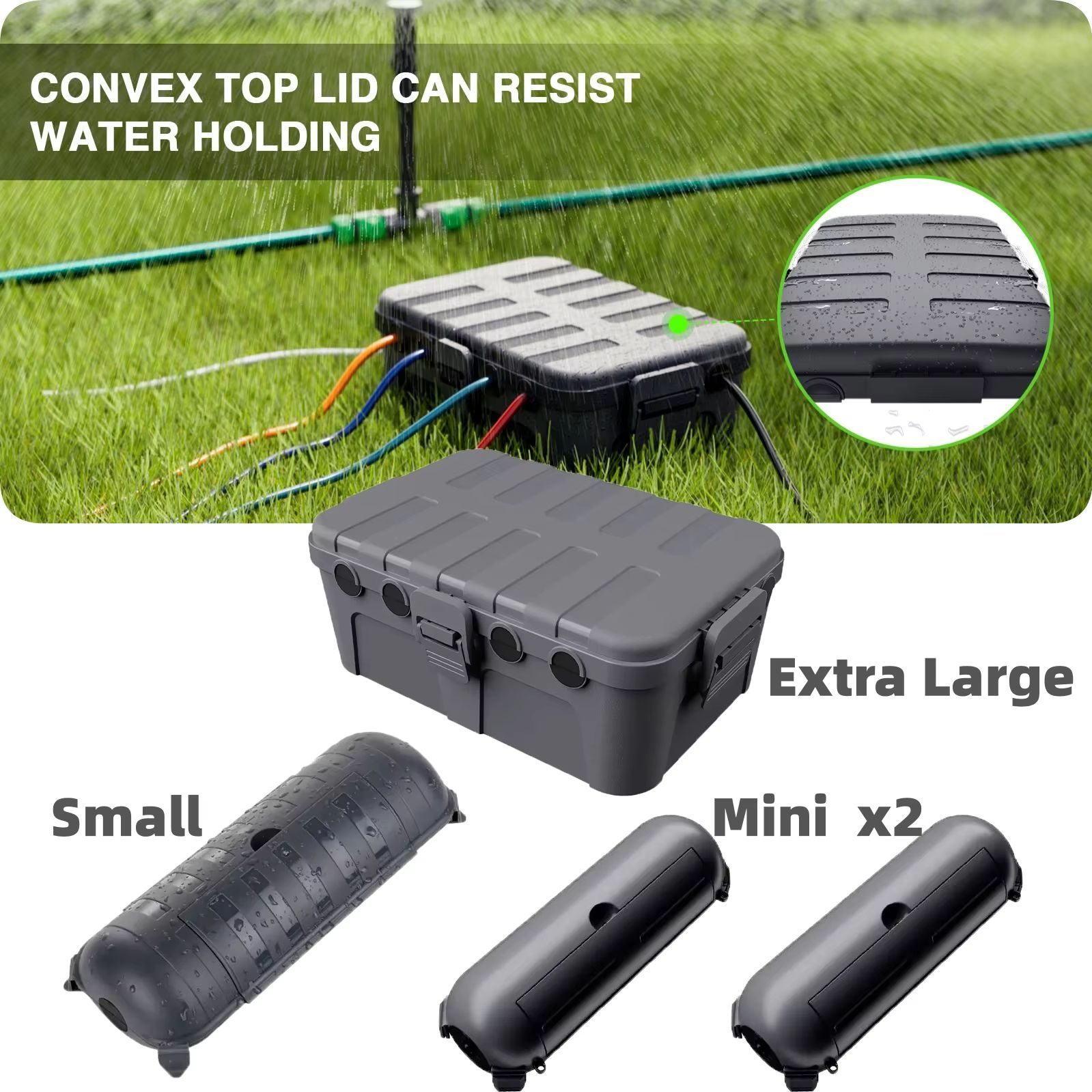 Outdoor Power Hub - Große Wetterfeste Outdoor-Elektrobox-Kabelabdeckungen zum Schutz von