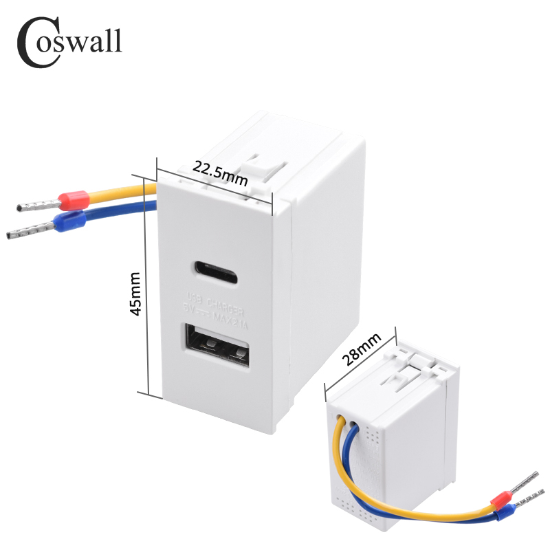 Outdoor Power Hub - COSWALL E45 / P45-Serie Weiß /