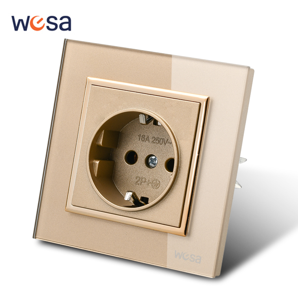 Outdoor Power Hub - WESA Kristall gehärtetes Glas Panel goldene