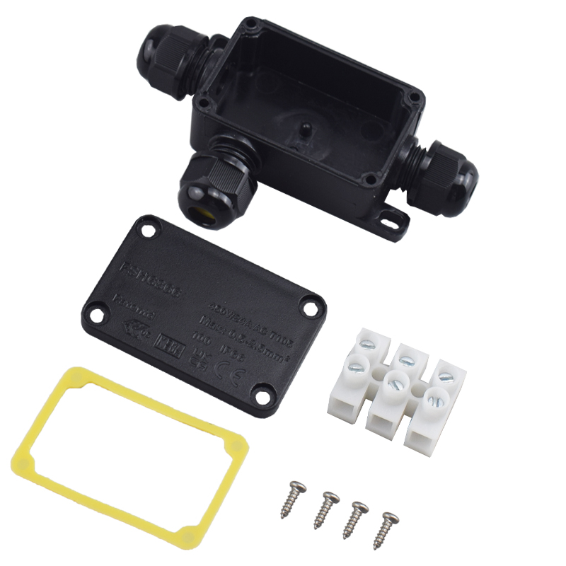 Outdoor Power Distribution Box - 3-Wege-Anschlussdose für den Außenbereich, wasserdicht, IP66,