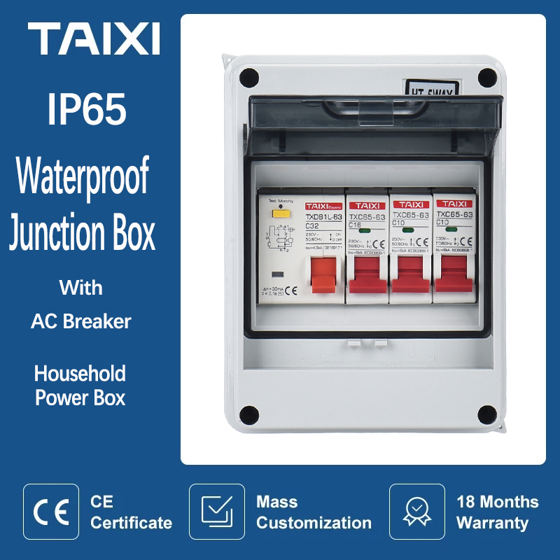 Outdoor Power Distribution Box - Outdoor Haushalt Schalter MCB Wasserdichte Elektrische