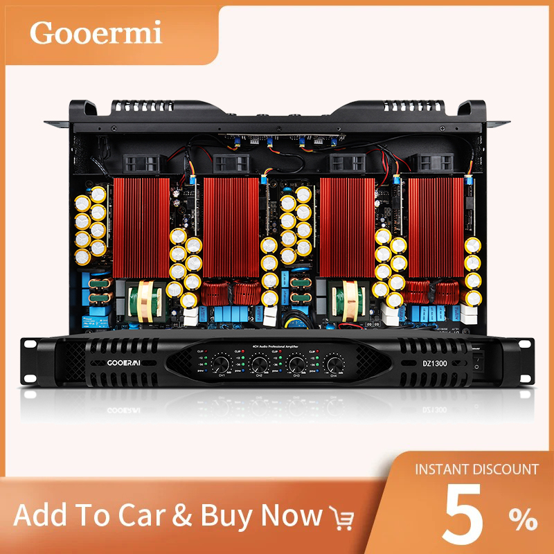 Outdoor Power Amplifier - Gooermi DE2300 1U 4-Kanal Digitaler Verstärker