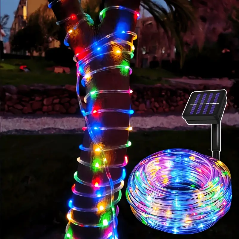 Outdoor Power For Wedding - Solarbetriebene LED-Röhren für die Außendekoration, mehrfarbige