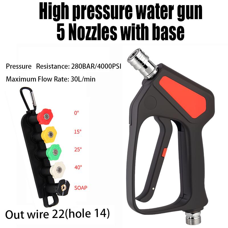 Power Washer Gun Replacement - M22-14 Ersatz-Hochdruck-Kurzwaschpistole. Power Washer Trigger-Spritzpistole mit