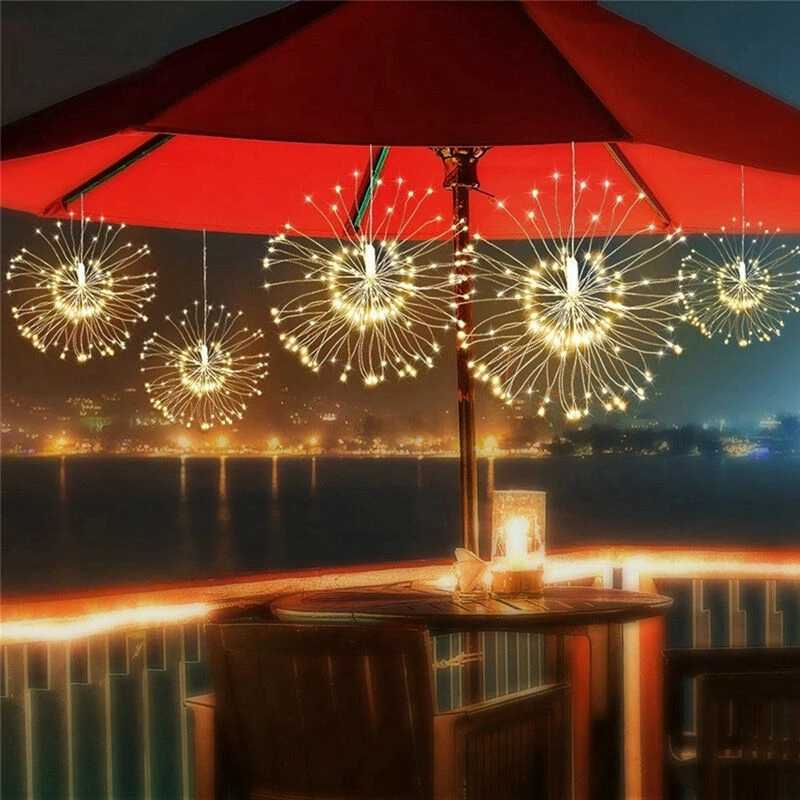 Outdoor Solar Power Xmas Lights - 120Led 200 Led Solar Lampe Starburst