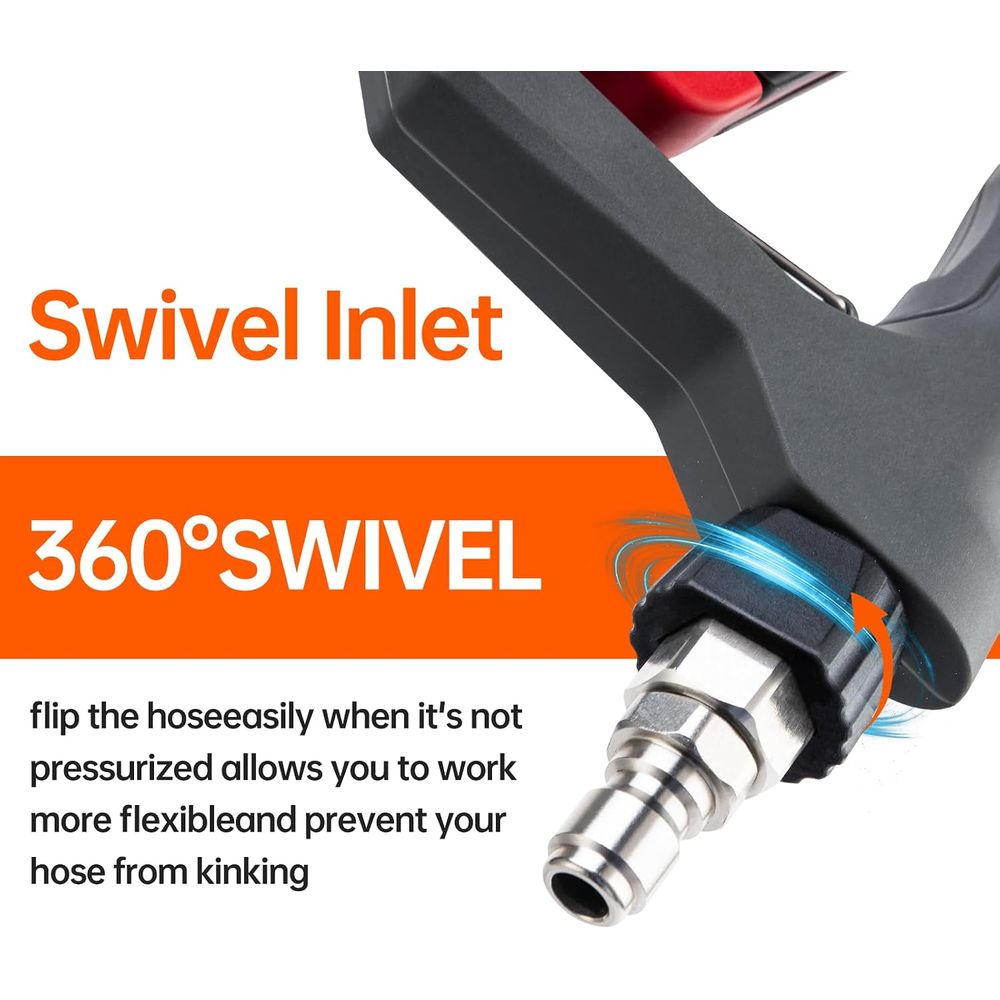 Waschpistole mit Drehgelenk, E – Power Washer Gun Replacement Bewertung und Preis
