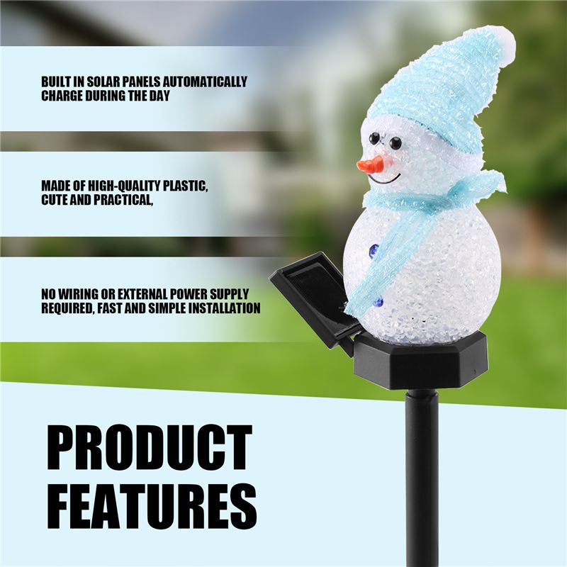 AT29-Schneemann Solarleuchten  – Outdoor Solar Power Xmas Lights Bewertung und Preis