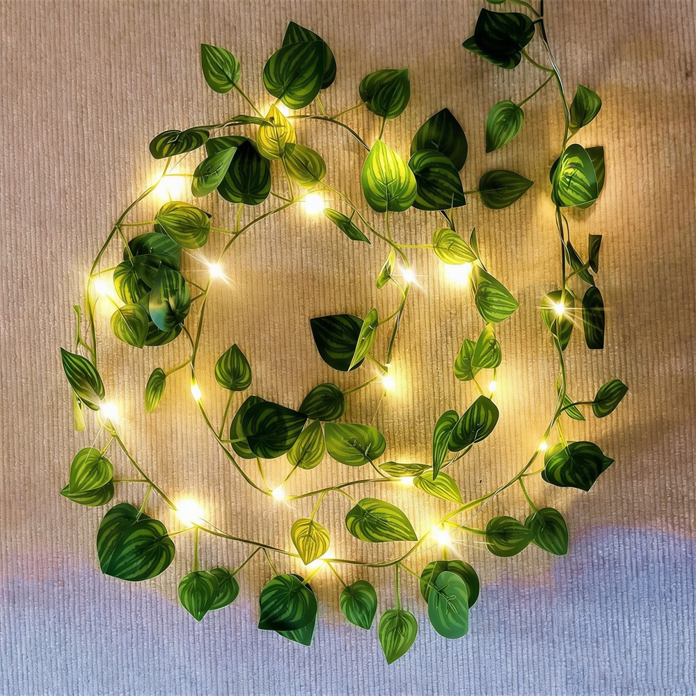 LED Grüne Rattan-Blatt Lichter – Outdoor Power For Wedding Bewertung und Preis