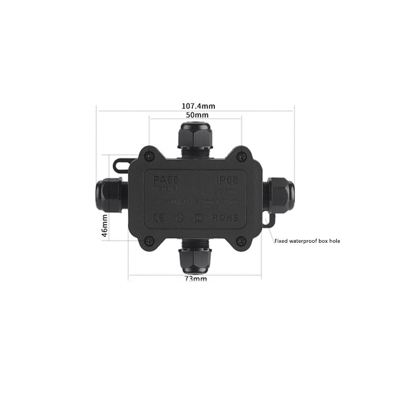 Wasserdichte IP68-Anschlussdos – Outdoor Power Distribution Box Bewertung und Preis