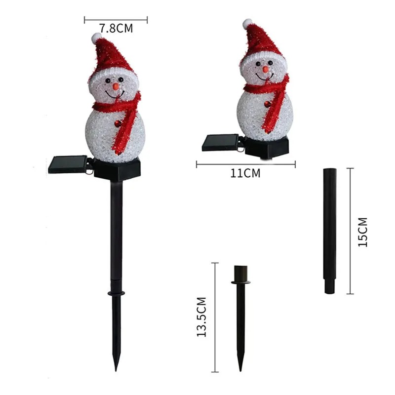 2LED Schneemann Solar Garten L – Outdoor Solar Power Xmas Lights Bewertung und Preis