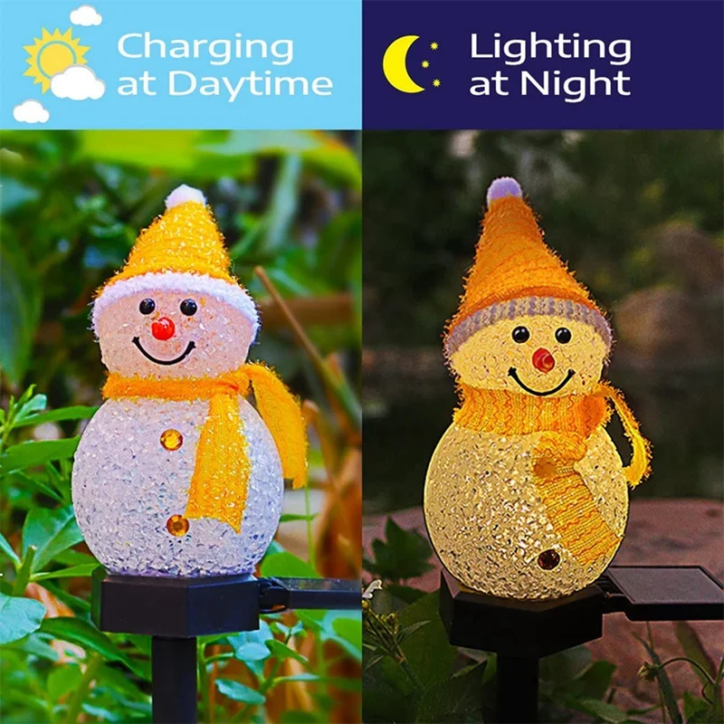 Solar-LED-Schneemann-Ambientel – Outdoor Solar Power Xmas Lights Bewertung und Preis