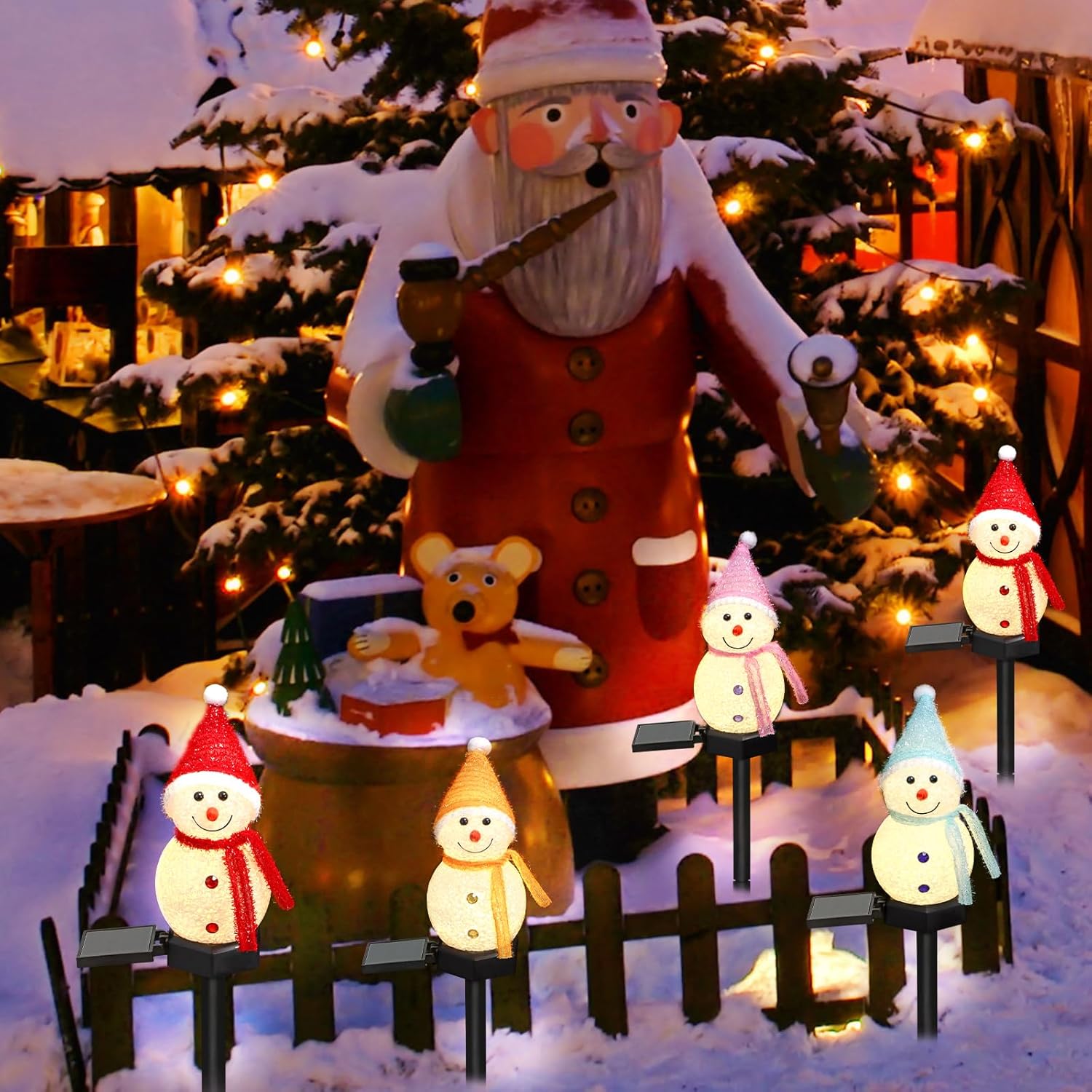 LED Schneemann Solar Garten Li – Outdoor Solar Power Xmas Lights Bewertung und Preis