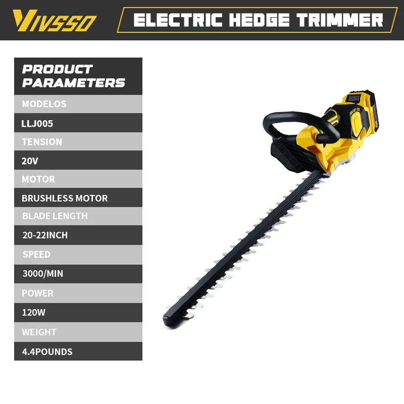 VIVSSO Akku-elektrischer Hecke – Hedge Trimmer Cordless Bewertung und Preis