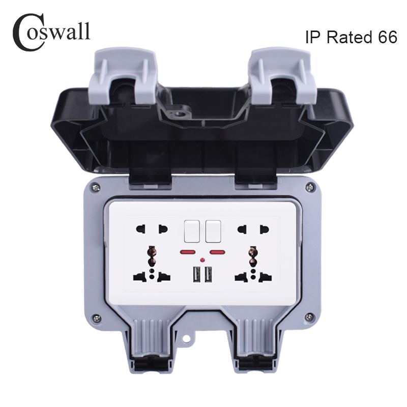 Coswall IP66 Wetterfeste, wass – Outdoor Usb Power Outlet Bewertung und Preis
