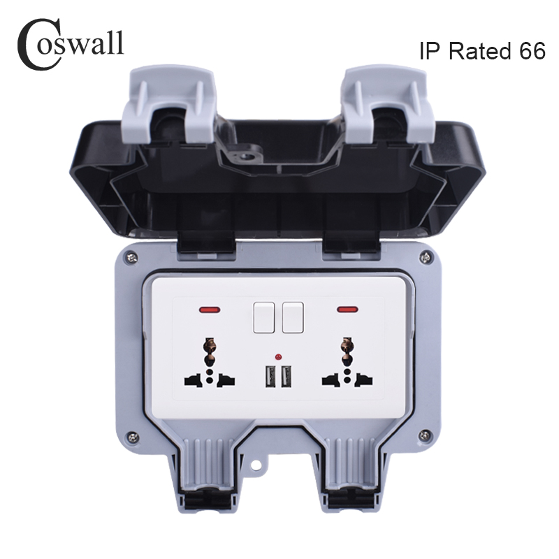 Coswall IP66 Wetterfeste, wass – Outdoor Usb Power Outlet Bewertung und Preis