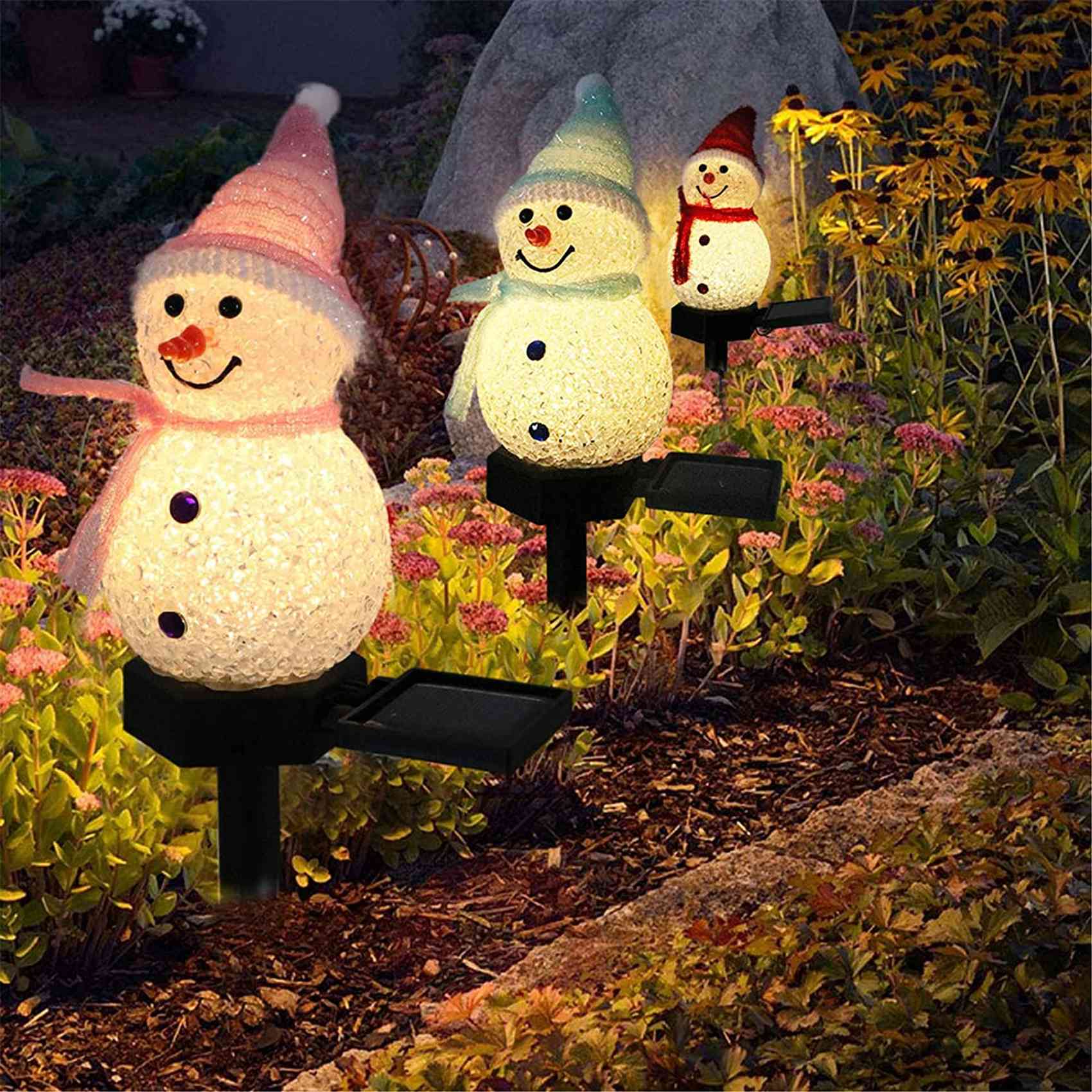 ABAH-Schneemann Solarleuchten  – Outdoor Solar Power Xmas Lights Bewertung und Preis