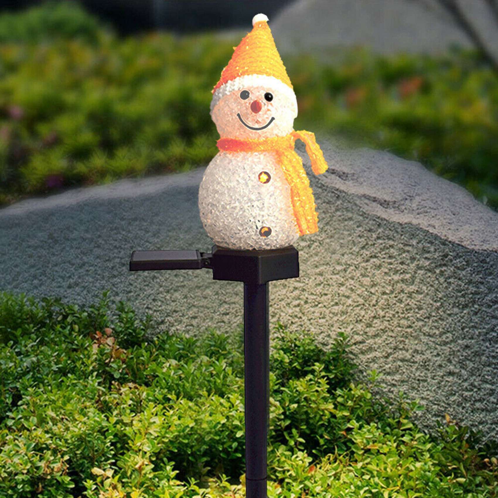 ABAH-Schneemann Solarleuchten  – Outdoor Solar Power Xmas Lights Bewertung und Preis