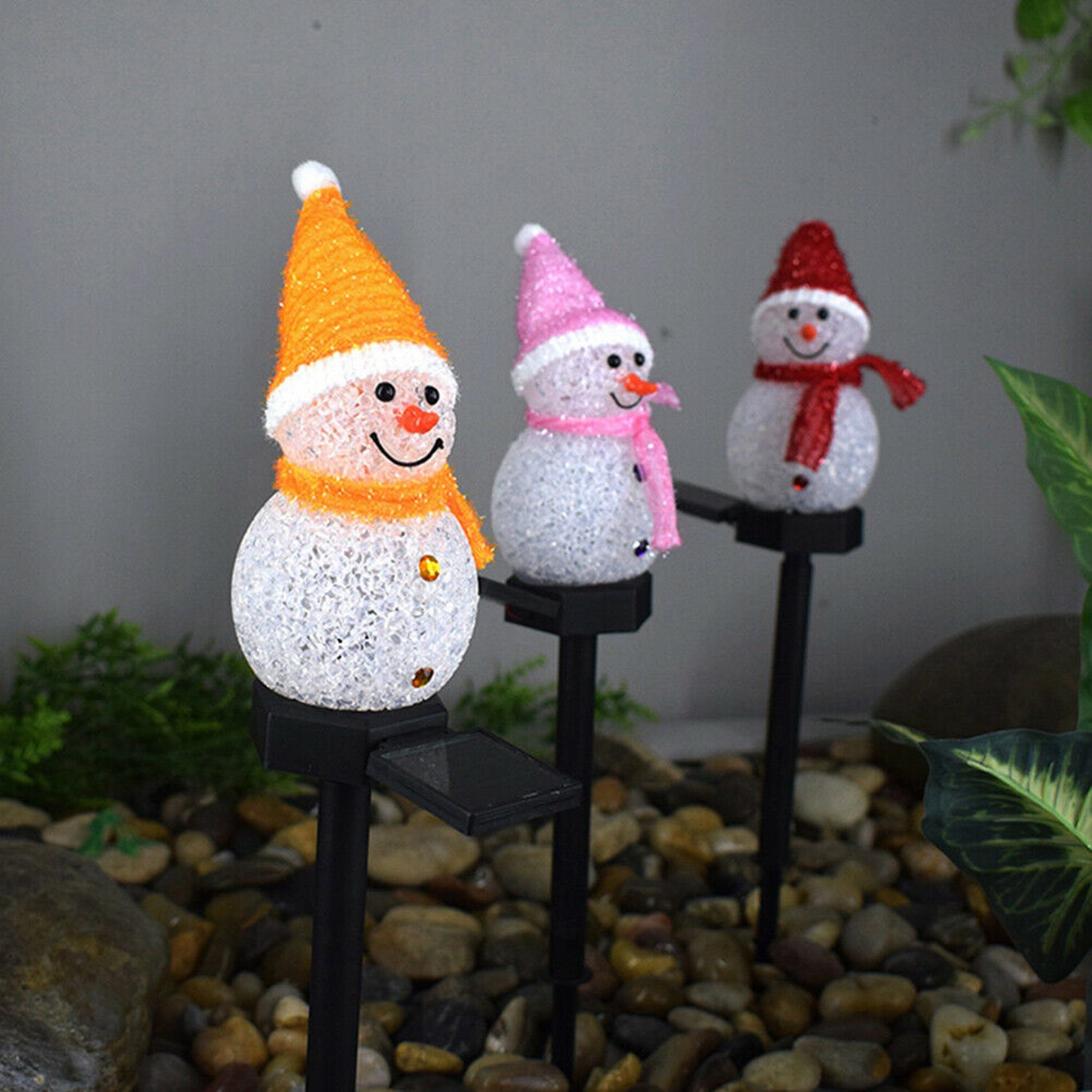 ABAH-Schneemann Solarleuchten  – Outdoor Solar Power Xmas Lights Bewertung und Preis