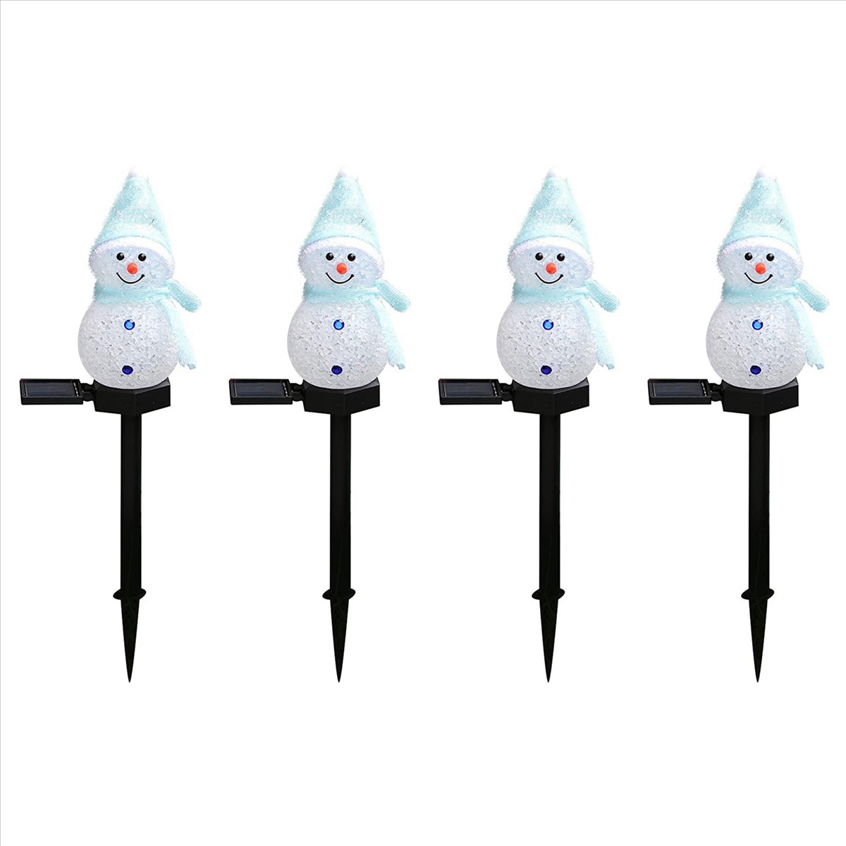 Neue 4X Schneemann-Solarleucht – Outdoor Solar Power Xmas Lights Bewertung und Preis