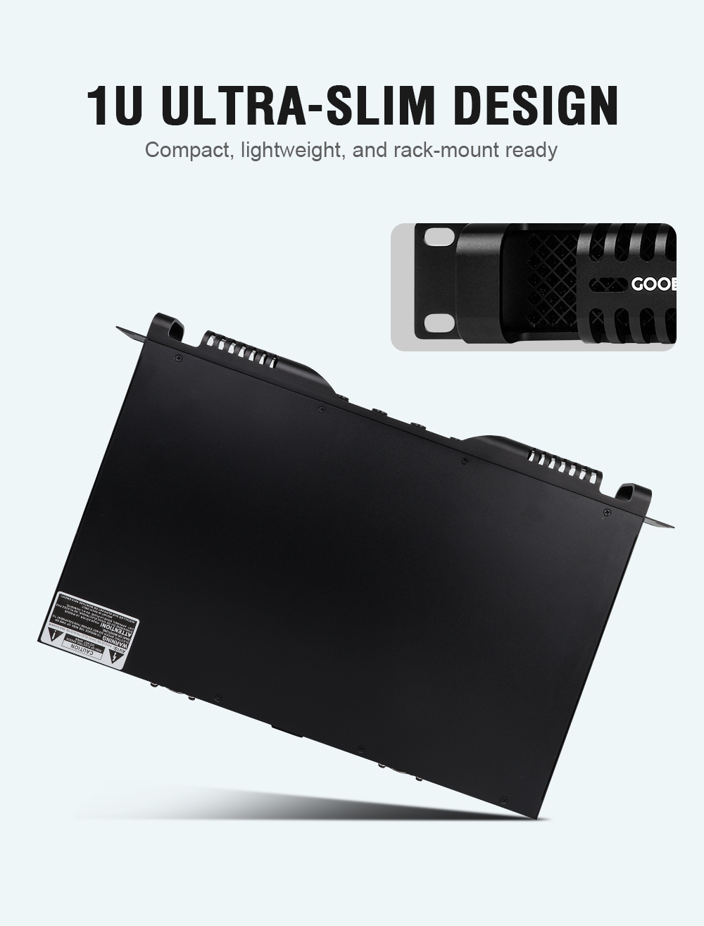 Gooermi DE2300 1U 4-Kanal Digi – Outdoor Power Amplifier Bewertung und Preis