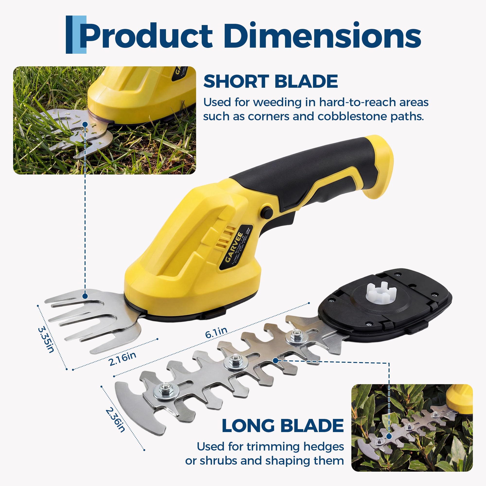 2-in-1 Kabelloser Grasschneide – Hedge Trimmer Cordless Bewertung und Preis