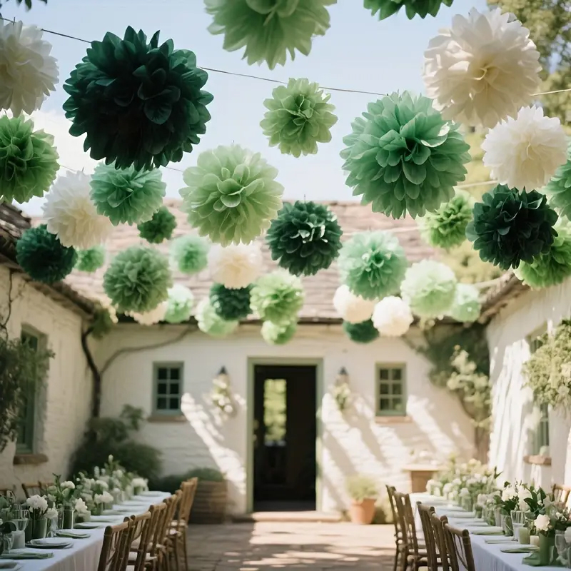 30 Stück grüne Salbei-Papierbl – Outdoor Power For Wedding Bewertung und Preis