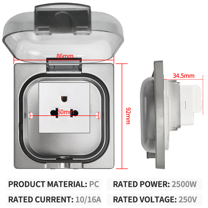 IP65 wasserdichte Außensteckdo – Outdoor Power Distribution Box Bewertung und Preis