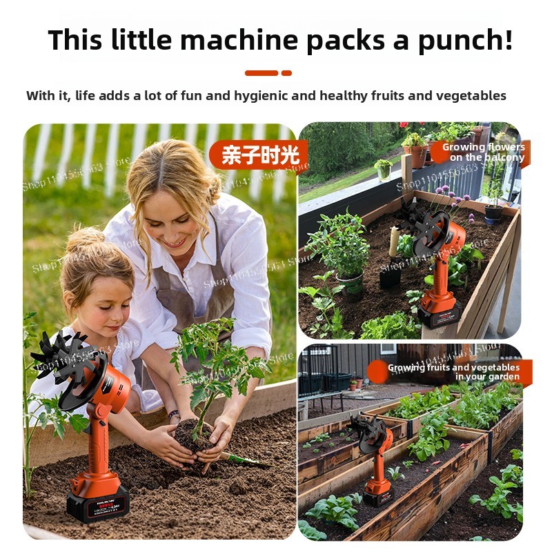 Wiederaufladbarer Mini-Elektro – Garden Tiller Mini Bewertung und Preis