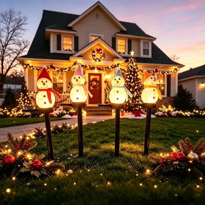 Solarbetriebene Schneemann-Bod – Outdoor Solar Power Xmas Lights Bewertung und Preis