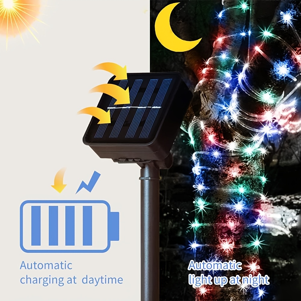 Solar-Lichterkette, 8 Modi, wa – Outdoor Solar Power Xmas Lights Bewertung und Preis