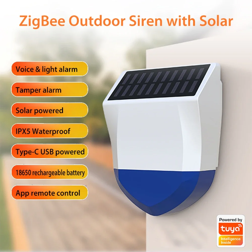Tuya Smart Zigbee/Wifi Sirene  – Outdoor Usb Power Outlet Bewertung und Preis